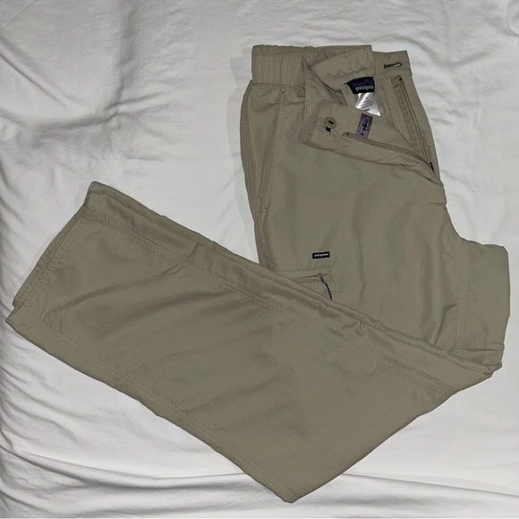 Patagonia Men’s Guidewater II 100% Nylon Pants Tan Size Large (32 length) Hiking - Picture 3 of 11